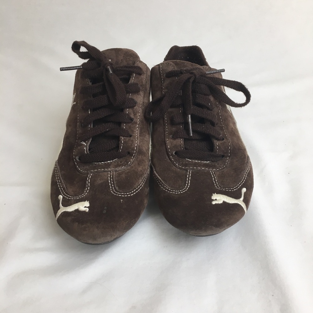 Brown Puma Shoes.